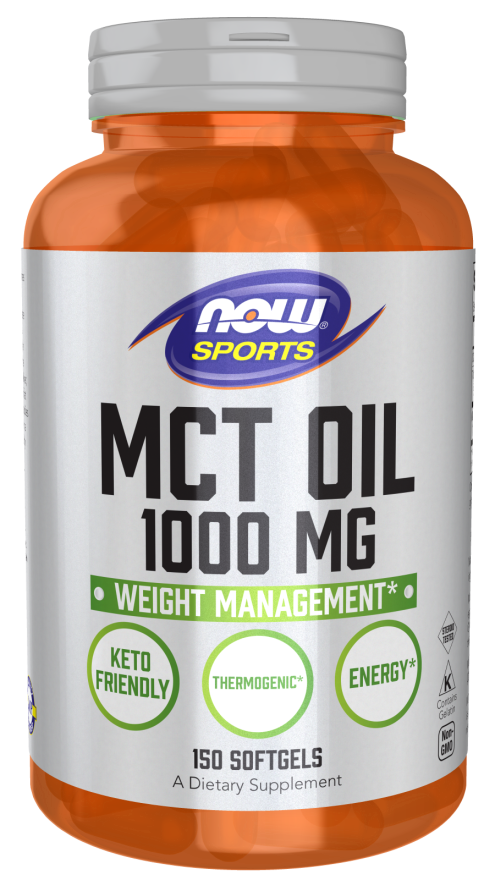Now MCT Oil Softgels 1000mg - A1 Supplements Store