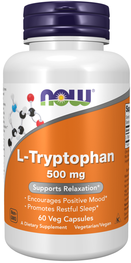 Now L-Tryptophan 500mg - A1 Supplements Store