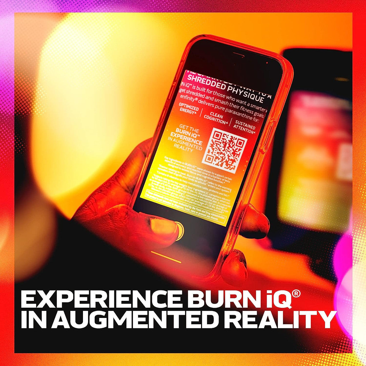 Muscletech Burn iQ augmented reality