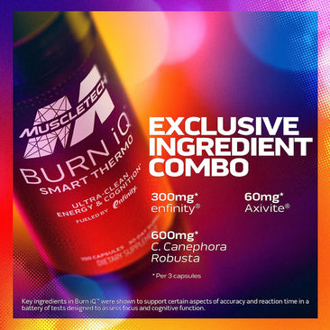 Muscletech Burn iQ exclsuive ingredient Combo