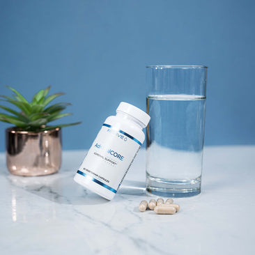 Revive AdrenalCORE 60 Vegetarian Capsule with water