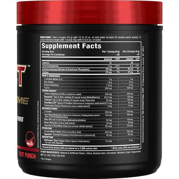 ALLMAX Nutrition IMPACT Igniter Xtreme Facts