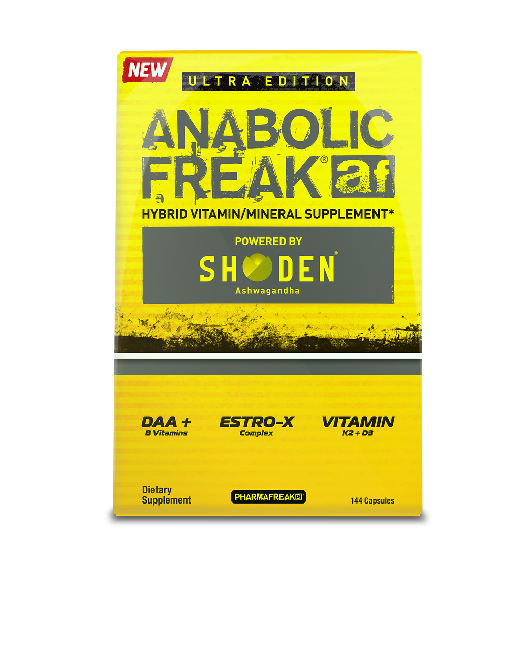 PharmaFreak Anabolic Freak Ultra Front Yellow Label
