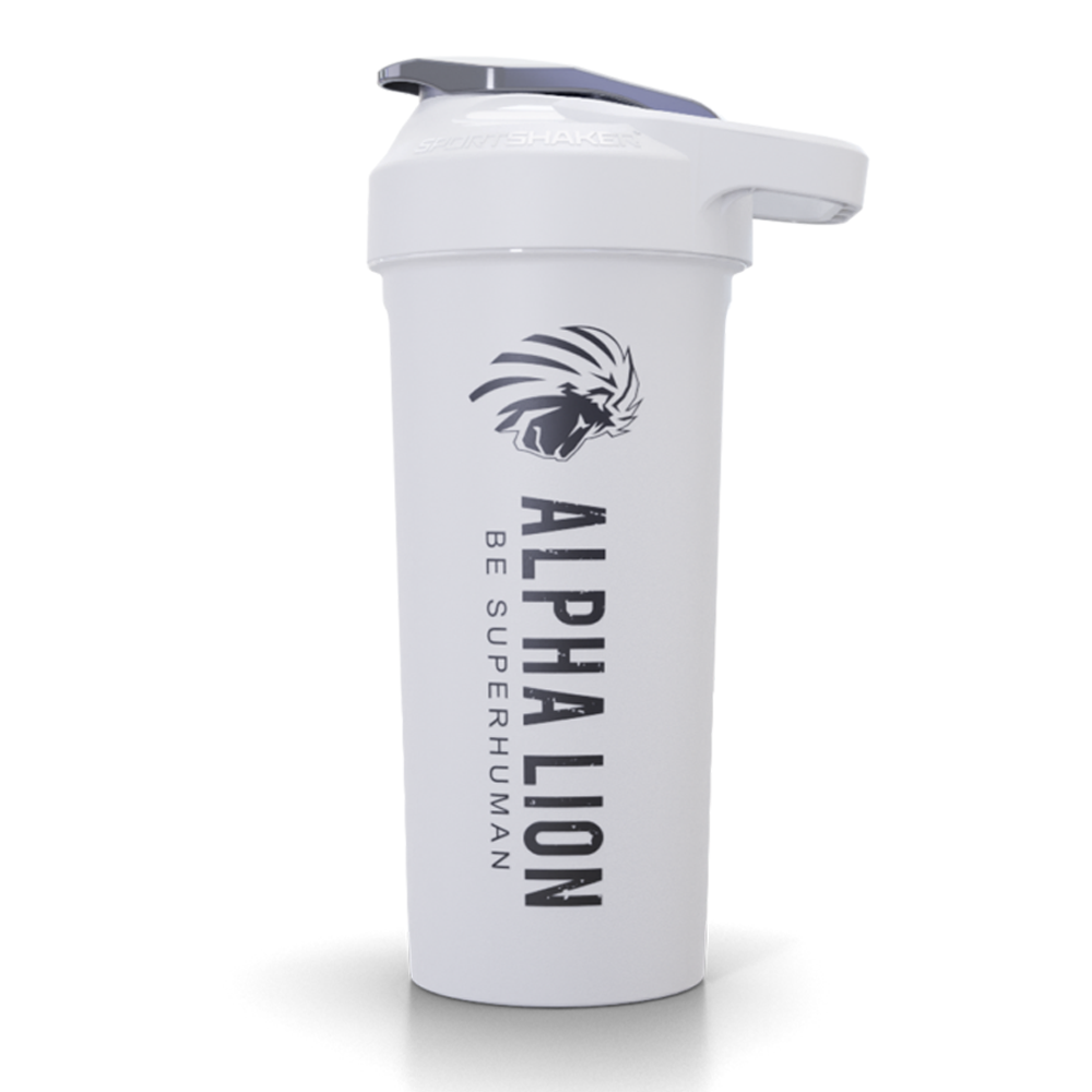 Alpha Lion White Shaker Cup
