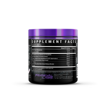 Primeval Labs Ape Sh*t Test PM Supplement Facts