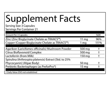 Glaxon Arc Immune Supplement Facts