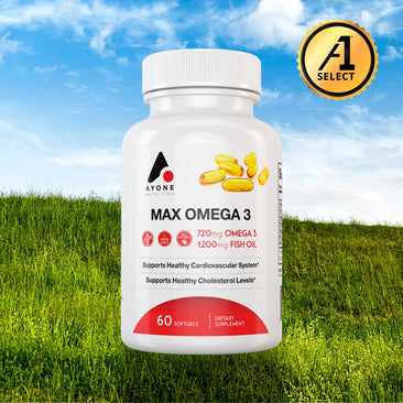 Ayone Nutrition Max Omega 3 Bottle