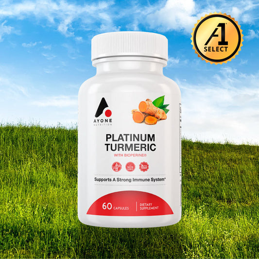 Ayone Nutrition Platinum Turmeric Bottle