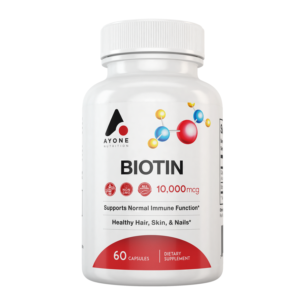 Ayone Nutrition Biotin Bottle