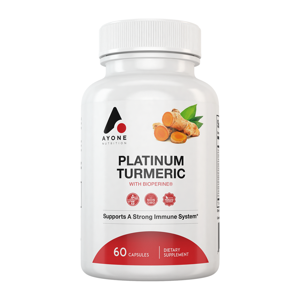 Ayone Nutrition Platinum Turmeric Bottle