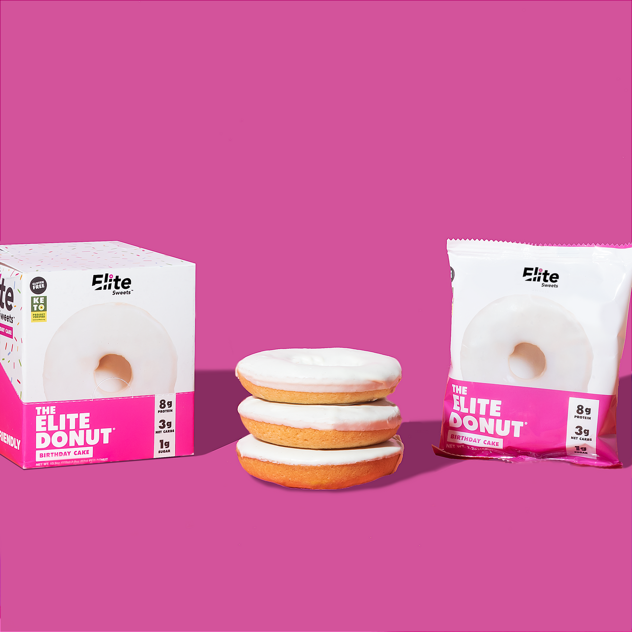 Elite Sweets The Elite Donut Single and 6 packs
