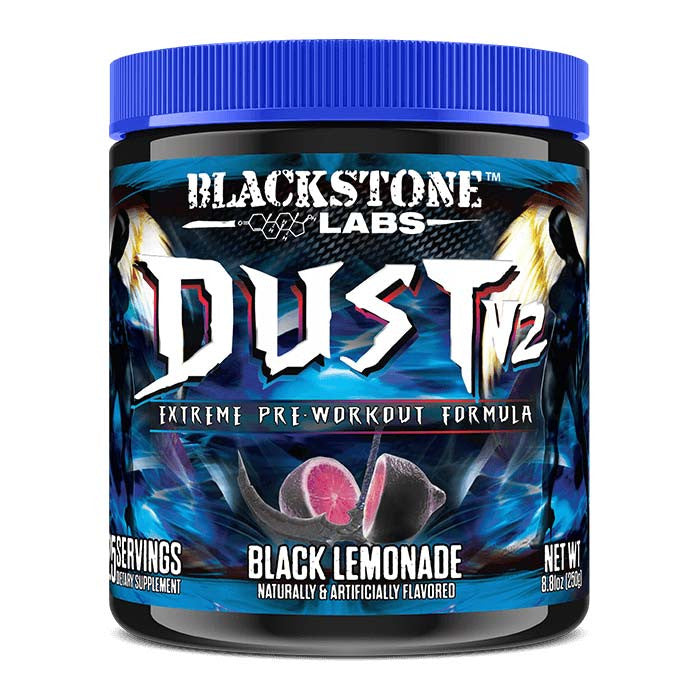 Blackstone Labs Dust V2 Extreme Pre-Workout Formula Bottle