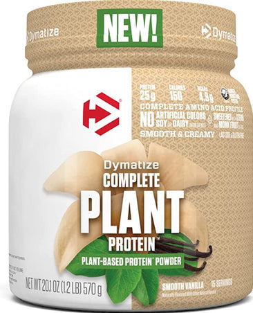 Dymatize Complete Plant Protein Vanilla Bottle
