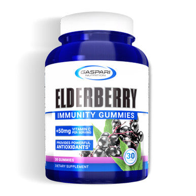 Gaspari Nutrition Elderberry Immunity Gummies - A1 Supplements Store