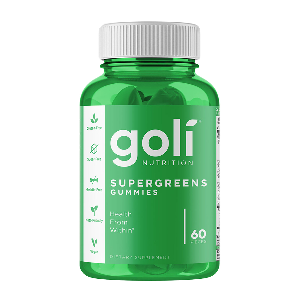 Goli Nutrition Supergreens Bottle