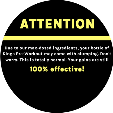 Gym Kings King Pre-Workout Clump Warning
