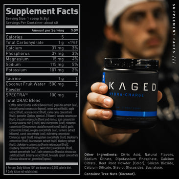 Kaged Muscle Hydra Supplemental Facts