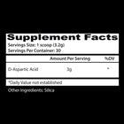 Insane Labz D-Aspartic Acid supplement facts