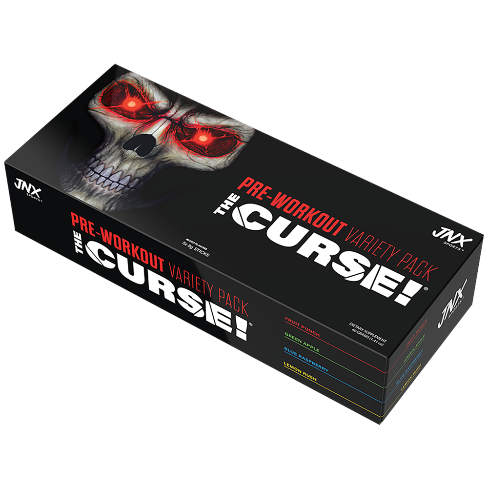 JNX Sports The Curse Pre-Workout Variety Pack Box