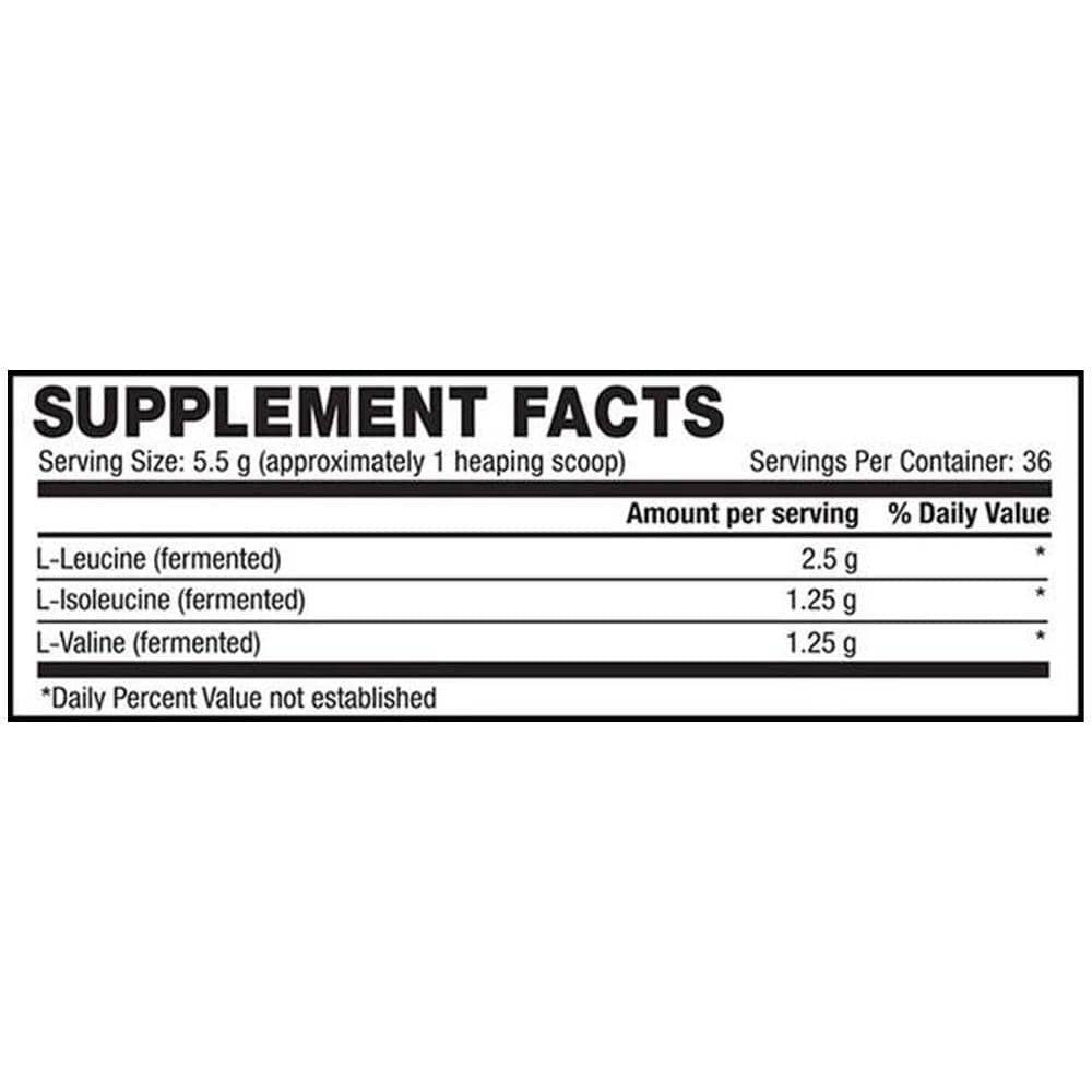 Kaged Muscle BCAA 2:1:1 Supplement Facts