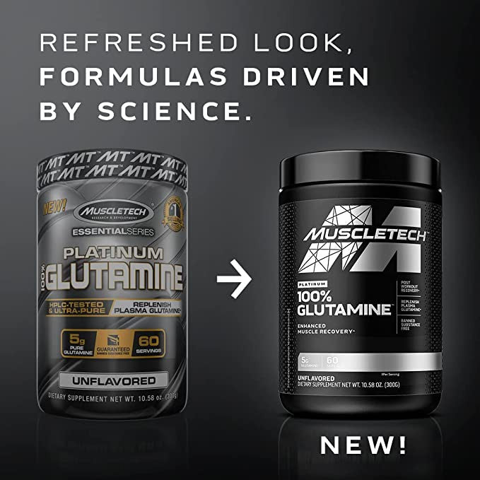 MuscleTech Platinum 100% Glutamine New Look