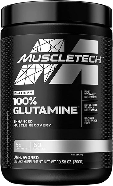 MuscleTech Platinum 100% Glutamine Bottle