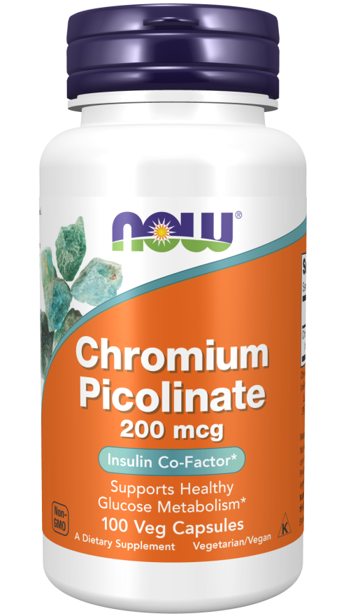 Now Chromium Picolinate Bottle