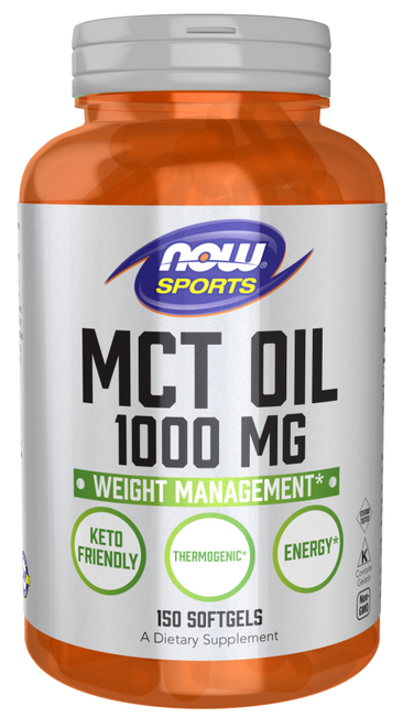 Now MCT Oil Softgels 1000mg Bottle