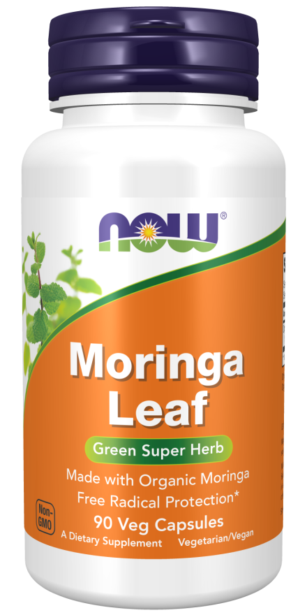 Now Moringa Leaf Main Bottle
