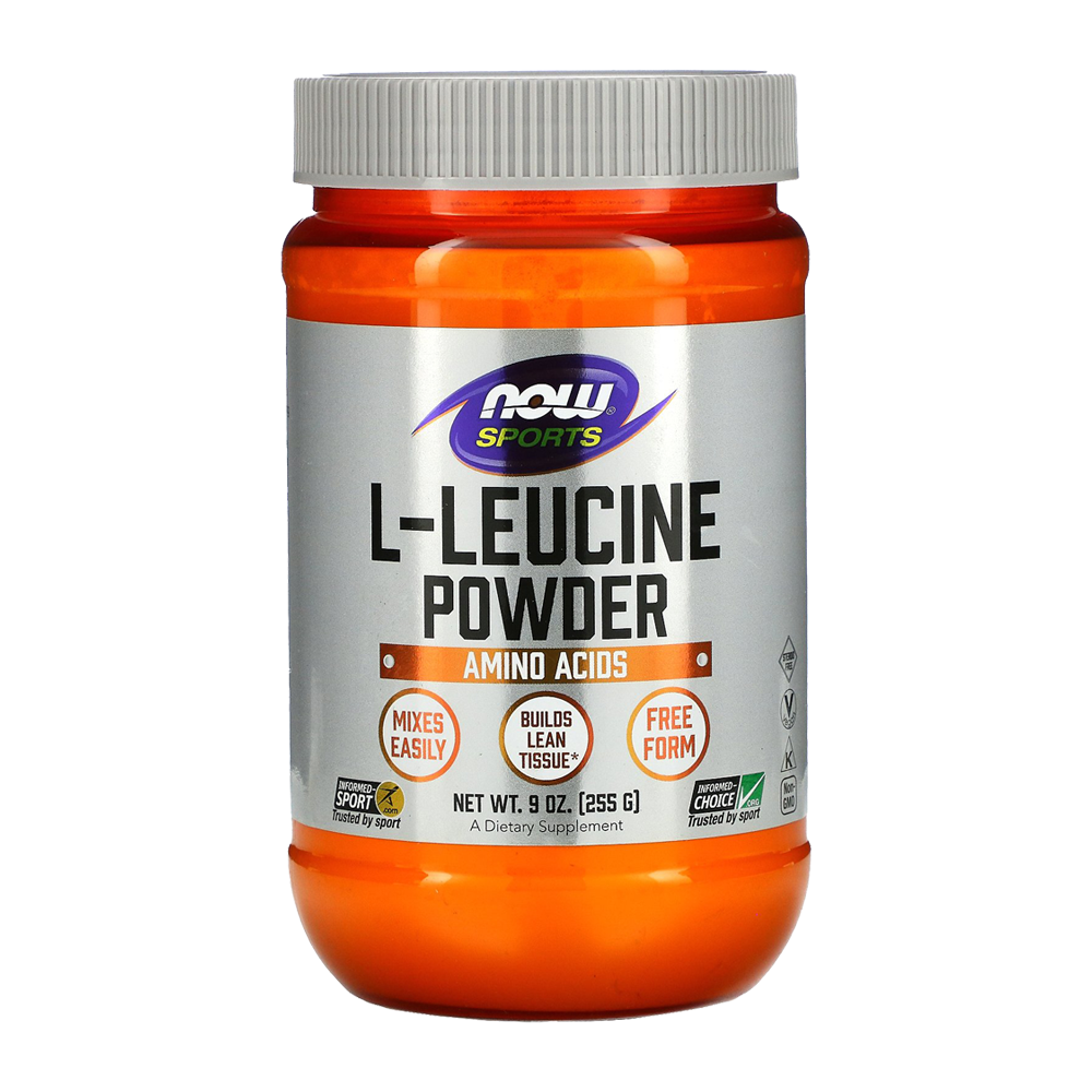 Now L-Leucine Powder Bottle