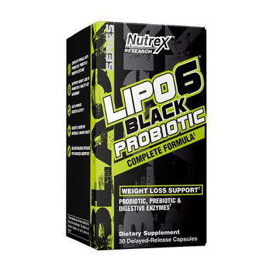 Nutrex Research Lipo-6 Black Probiotic - A1 Supplements Store