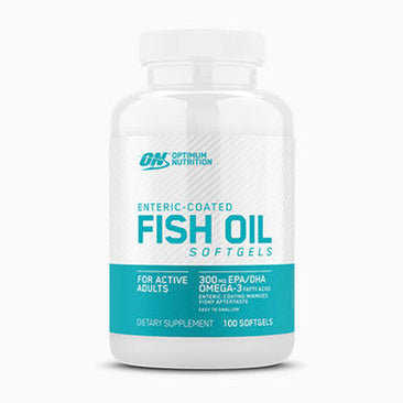 Optimum Nutrition Enteric Coated Fish Oil Bottle