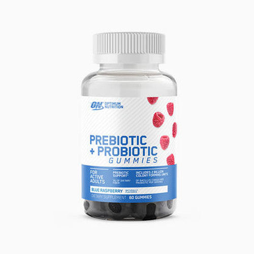 Optimum Nutrition Prebiotic + Probiotic Gummies Bottle