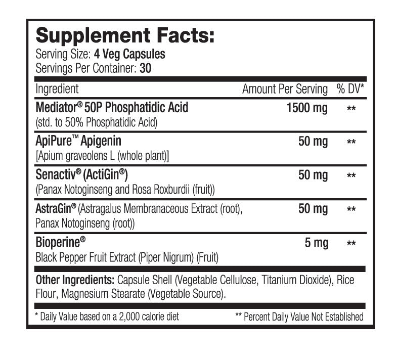 SNS Phosphatidic Acid XT ingredients