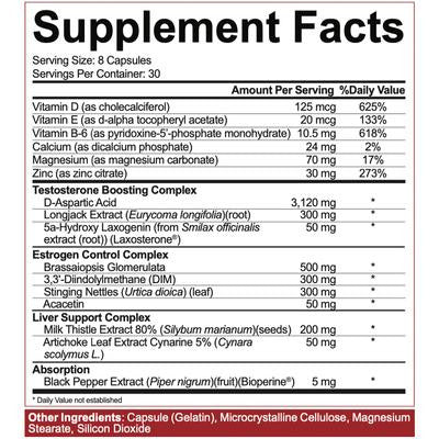 5% Nutrition Post Gear supplement facts