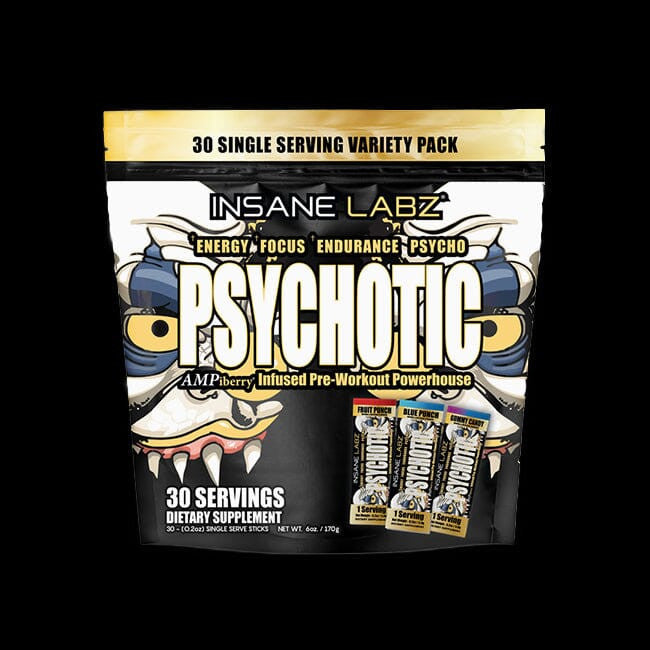 Insane Labz Psychotic Gold Variety Pack (Variation 30 Servings)  Main Pack