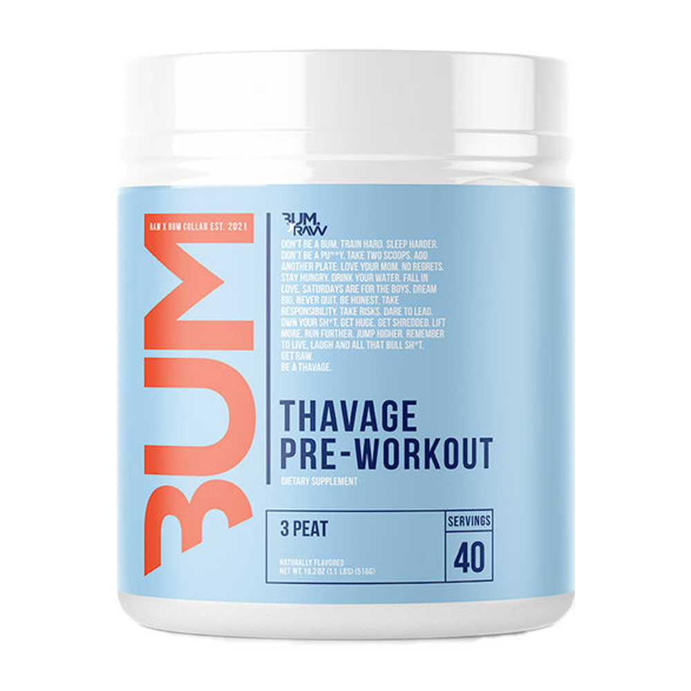 Raw Nutrition Thavage Pre-Workout Bottle