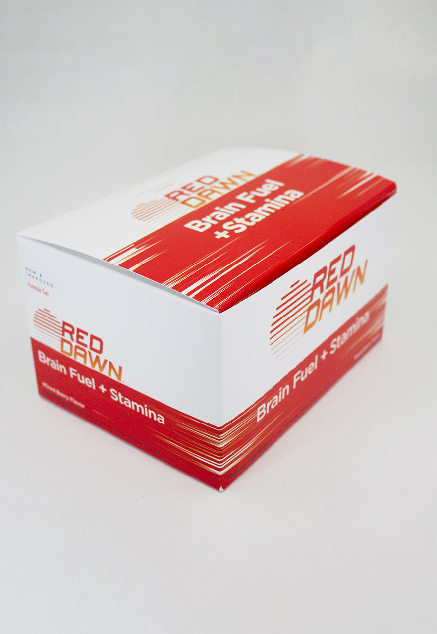 Red Dawn Brain Fuel + Stamina 12 Shots/Box Box