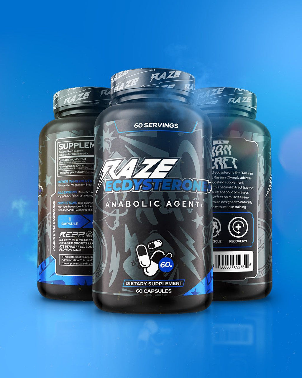 Repp Sports Raze Ecdysterone+ 3 Bottles