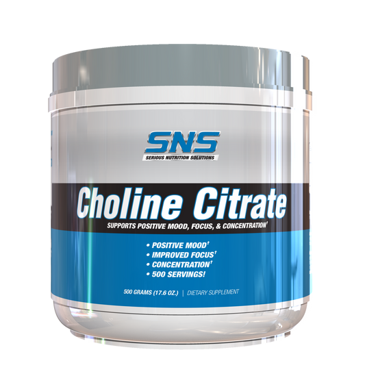 SNS Choline Citrate Front Bottle