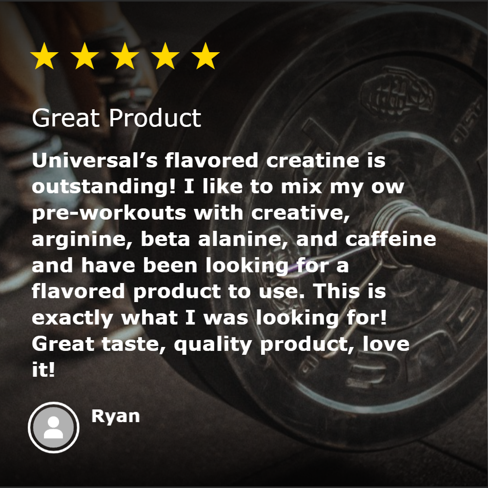 Universal Nutrition Flavored Creatine Review