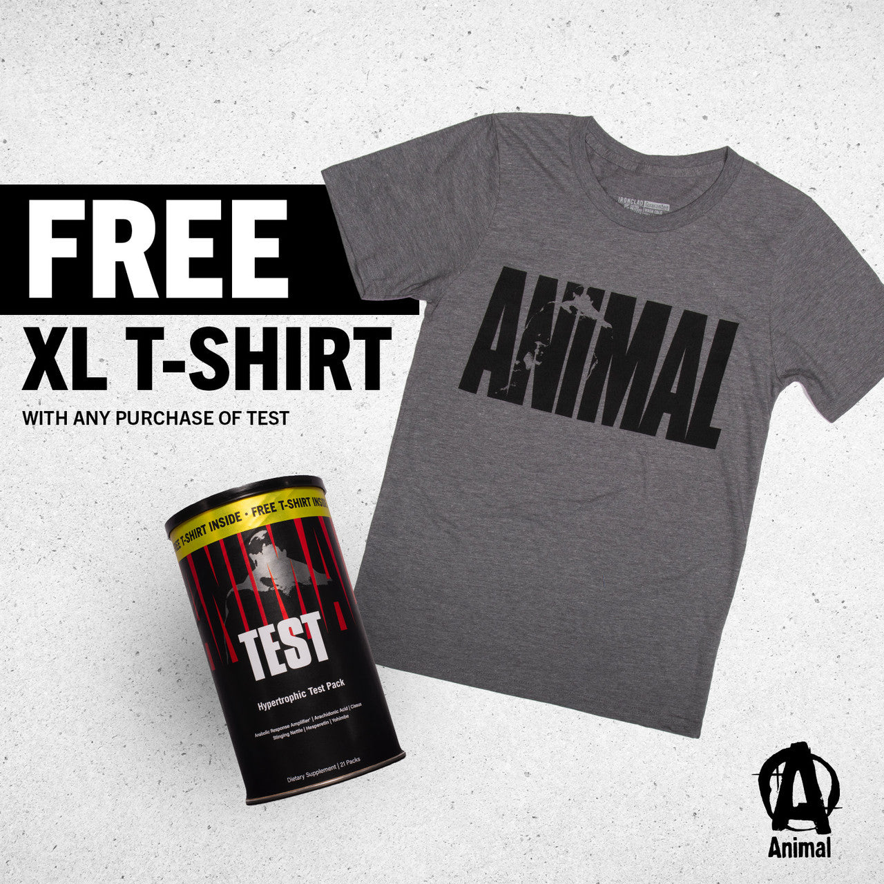 Animal Test + Free T-Shirt