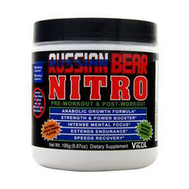 Vitol Russian Bear Nitro Pre Workout & Post Workout Formula - A1 Supplements Store