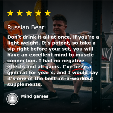 Vitol Russian Bear Nitro Pre Workout & Post Workout Formula Review