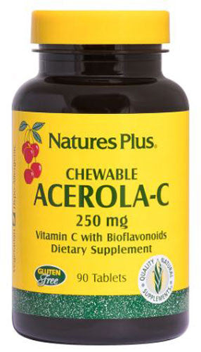 Natures Plus Chewable Acerola-C 250 MG - A1 Supplements Store