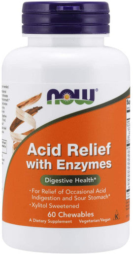 Now Acid Relief with Enzymes - A1 Supplements Store