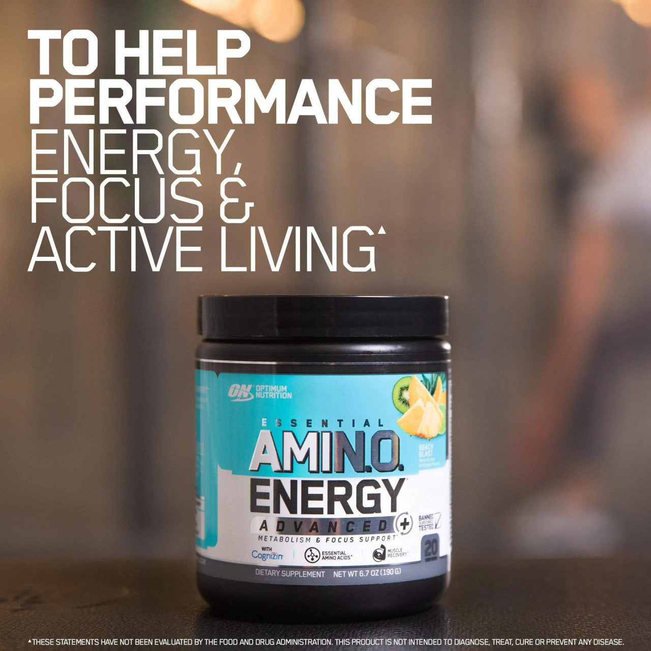 Optimum Nutrition Essential AmiN.O. Energy Advanced Product Highlights To Help Perfomance