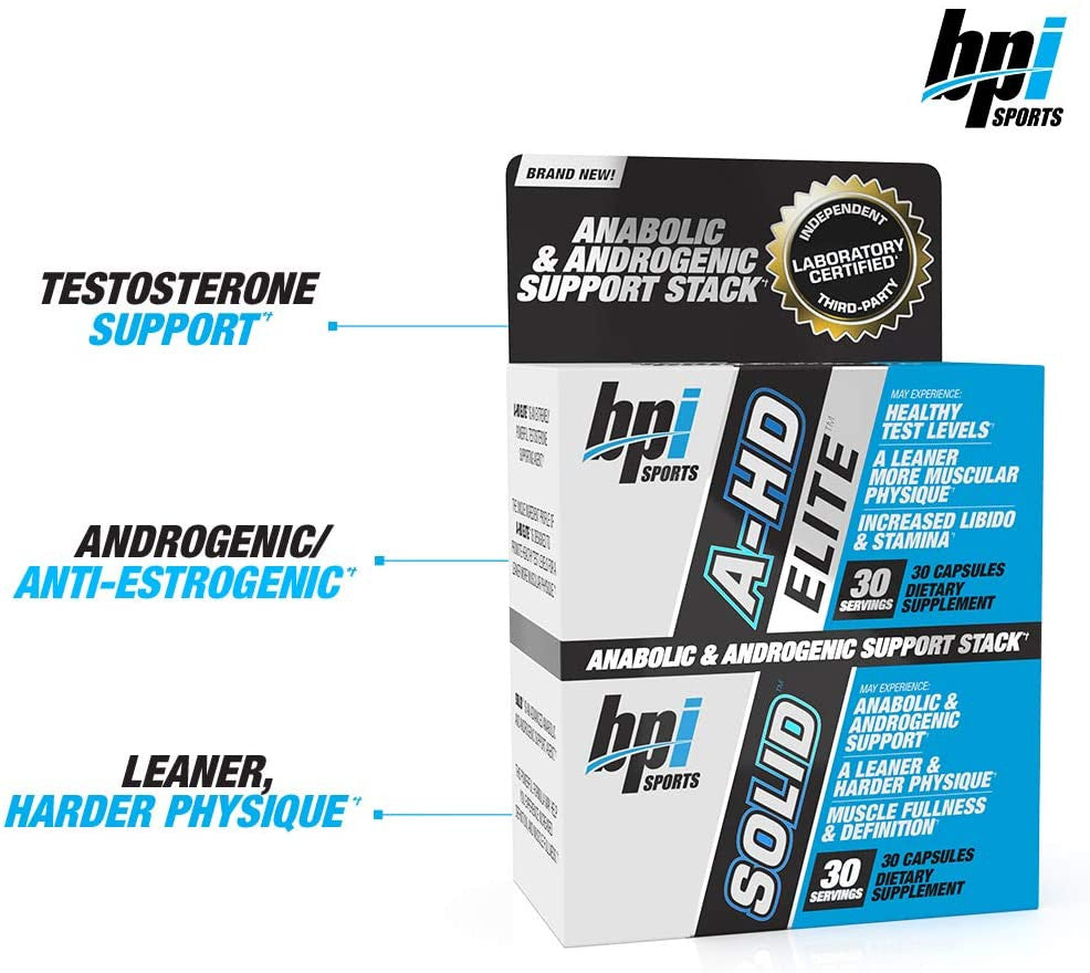 BPI Sports A-HD Elite + Solid box label