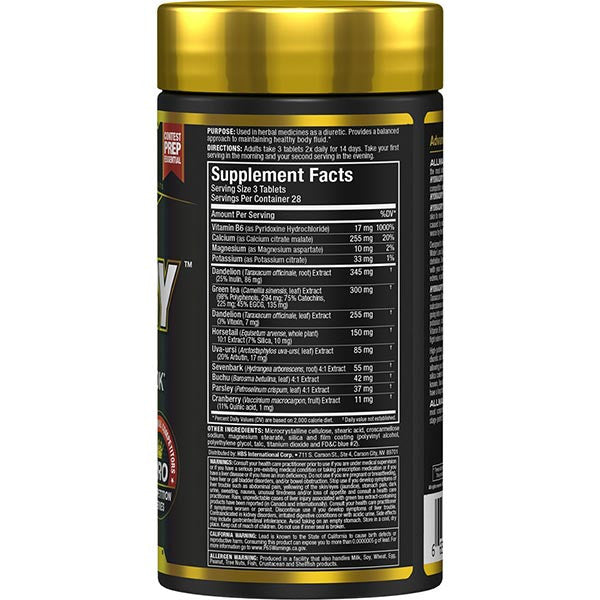 ALLMAX Nutrition Hydradry Supplement Facts