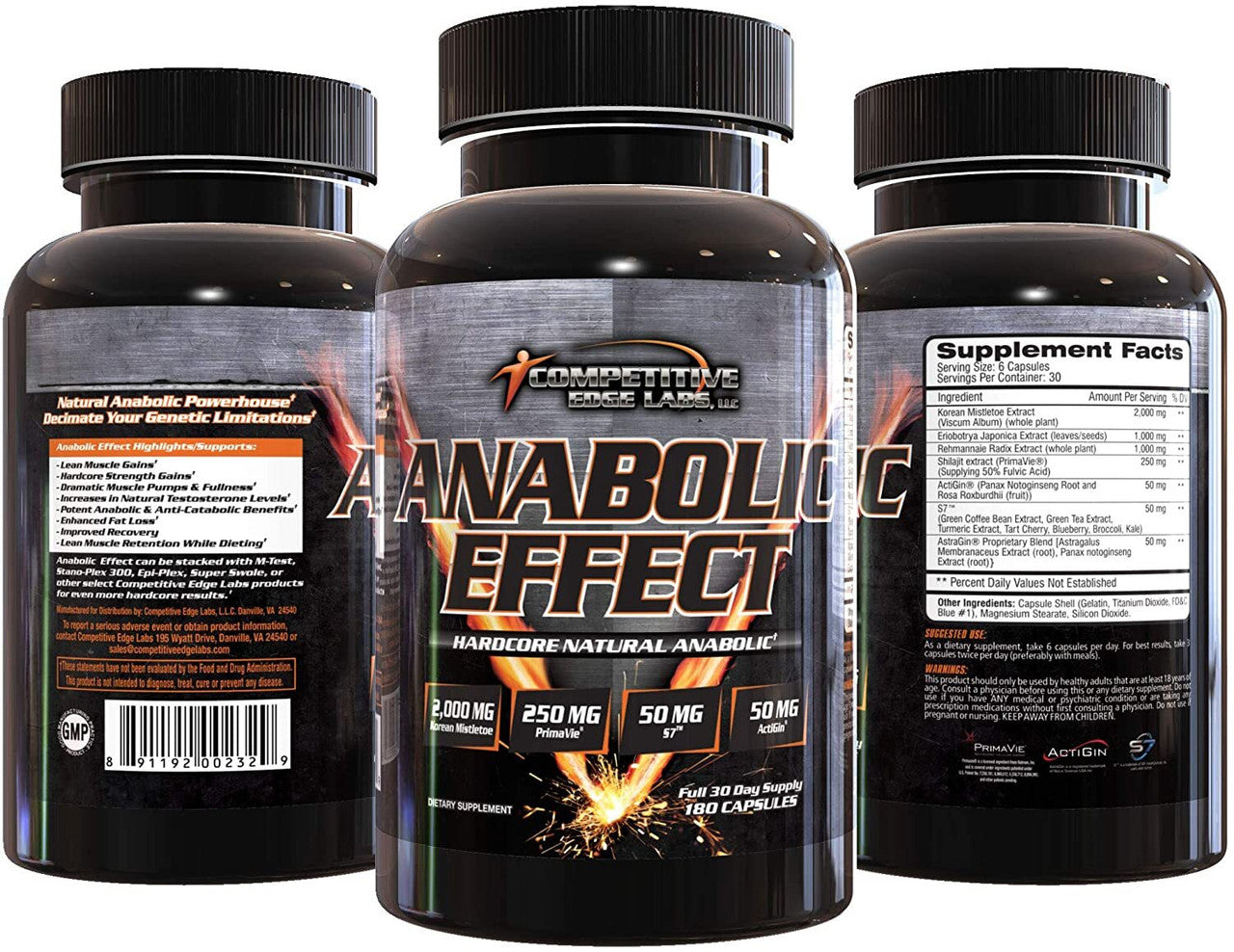 Competitive Edge Labs Anabolic Effect 3 bottles